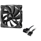 Chieftec ZF-1225PWM sistema de refrigeración para ordenador Carcasa del ordenador Ventilador 12 cm Negro 1 pieza(s) Ventilador, 12 cm, Negro