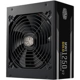 Cooler Master MWE 1250 V2 Black, Fuente de alimentación de PC negro