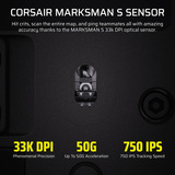 Corsair CH-9314014-WW, Ratones para gaming Gunmetal