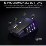 Corsair Scimitar Elite Wireless SE MMO, Ratones para gaming Gunmetal