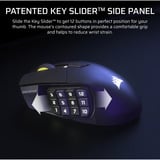 Corsair Scimitar Elite Wireless SE MMO, Ratones para gaming Gunmetal