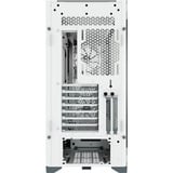 Corsair iCUE 5000X RGB Midi Tower Blanco, Cajas de torre blanco, Midi Tower, PC, Blanco, ATX, EATX, ITX, Plástico, Acero, Vidrio templado, Juego