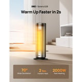 DREO Calefactor Solaris 628, Termoventiladores plateado