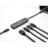 DeLOCK 64171 hub de interfaz USB 3.2 Gen 1 (3.1 Gen 1) Type-C 5000 Mbit/s Gris, Estación de acoplamiento USB 3.2 Gen 1 (3.1 Gen 1) Type-C, HDMI, USB 3.2 Gen 1 (3.1 Gen 1) Type-A, USB 3.2 Gen 1 (3.1 Gen 1) Type-C, 5000 Mbit/s, 30 Hz, 3840 x 2160 Pixeles, Gris