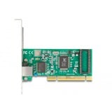 DeLOCK Tarjeta PCI para 1 x RJ45 Gigabit LAN RTL, Adaptador de red 