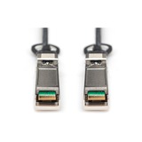 Digitus Cable SFP+ 10G DAC 0,5 m negro, 5 m, 0,5 m, SFP+, SFP+