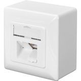 Digitus DN-9006-N toma de corriente RJ-45 Blanco, Caja de conexiones blanco, RJ-45, Blanco, 80 mm, 80 mm