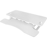 Digitus Módulo adicional ergonómico para escritorio, Ensayo blanco, Independiente, 15 kg, Ajustes de altura, Blanco