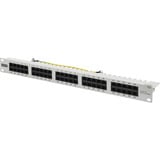 Digitus Panel de parcheo CAT 3 ISDN, sin blindaje, 50 puertos, Patch Panel gris