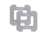 ECOVACS W-CC02-0005 accesorio y suministro de vacío Bayeta para mopa Robot aspirador, Paños de limpieza Bayeta para mopa, Robot aspirador, Gris, Ecovacs, W1 PRO and W1 series, 2 pieza(s)