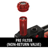 EINHELL GE-GP 1145 ECO 1100 W 4,8 bar 4500 l/h, Bomba rojo/Negro, 1100 W, Corriente alterna, 4,8 bar, 4500 l/h, Negro, Rojo