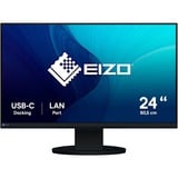 EIZO FlexScan EV2490-BK pantalla para PC 60,5 cm (23.8") 1920 x 1080 Pixeles Full HD LED Negro, Monitor LED negro, 60,5 cm (23.8"), 1920 x 1080 Pixeles, Full HD, LED, 5 ms, Negro