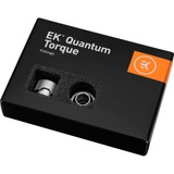 EKWB EK-Quantum Torque 6-Pack HDC 12 - Satin Titanium, Conexión plateado