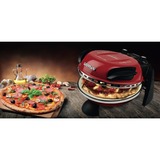 G3 Ferrari Delizia fabricante de pizza y hornos 1 Pizza(s) 1200 W Rojo, Horno de pizza rojo/Negro, 1 Pizza(s), Acero inoxidable, 31 cm, Mecánico, 400 °C, Rojo
