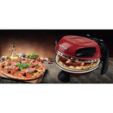 G3 Ferrari Delizia fabricante de pizza y hornos 1 Pizza(s) 1200 W Rojo, Horno de pizza rojo, 1 Pizza(s), Acero inoxidable, 31 cm, Mecánico, 400 °C, Rojo