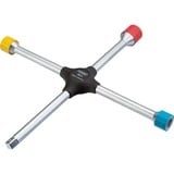 Hazet Llave cruzada para coche 705V, con fundas protectoras, Sierra circular 