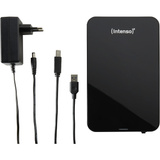 Intenso Memory Center disco duro externo 8000 GB Negro, Unidad de disco duro negro, 8000 GB, 3.5", 3.2 Gen 1 (3.1 Gen 1), 5400 RPM, Negro