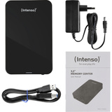 Intenso Memory Center disco duro externo 8000 GB Negro, Unidad de disco duro negro, 8000 GB, 3.5", 3.2 Gen 1 (3.1 Gen 1), 5400 RPM, Negro