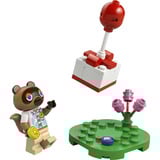 LEGO Animal Crossing Tom Nook y regalo con globo, Juegos de construcción 