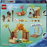 LEGO Disney Princess Cabaña y barco de Vaiana, Juegos de construcción 