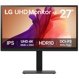 LG 27BA45U-B pantalla para PC 68,6 cm (27") 3840 x 2160 Pixeles 4K Ultra HD Negro, Monitor LED negro, 68,6 cm (27"), 3840 x 2160 Pixeles, 4K Ultra HD, 5 ms, Negro