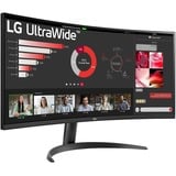 LG 34WR50QK-B pantalla para PC 86,4 cm (34") 3440 x 1440 Pixeles Wide Quad HD Negro, Monitor LED negro, 86,4 cm (34"), 3440 x 1440 Pixeles, Wide Quad HD, 5 ms, Negro