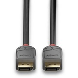 Lindy 36485 cable DisplayPort 7,5 m Negro negro, 7,5 m, DisplayPort, DisplayPort, Macho, Macho, 4096 x 2160 Pixeles