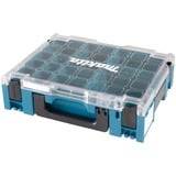 Makita MAKPAC-Organizer 191X80-2, Maleta azul/Transparente