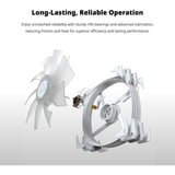 Montech HP140 ARGB PWM 140x140x25, Ventilador blanco