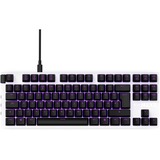 NZXT KB-1TKDE-WR teclado USB QWERTZ Alemán Blanco, Teclado para gaming blanco/Negro, Tenkeyless (sin zona numérica) (80 - 87%), USB, Interruptor mecánico, QWERTZ, LED, Blanco