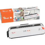 Peach PB200-70 máquina de encuadernación térmica 60 s 300 hojas Blanco, Encuadernadora blanco/Naranja, 300 hojas, Blanco, 60 s, 1,5 cm, 180 s, 80 g/m²