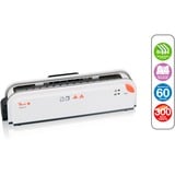 Peach PB200-70 máquina de encuadernación térmica 60 s 300 hojas Blanco, Encuadernadora blanco/Naranja, 300 hojas, Blanco, 60 s, 1,5 cm, 180 s, 80 g/m²