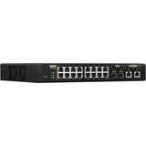 QNAP QSW-M2116P-2T2S switch Gestionado L2 2.5G Ethernet Energía sobre Ethernet (PoE) Negro, Interruptor/Conmutador Gestionado, L2, 2.5G Ethernet, Bidireccional completo (Full duplex), Energía sobre Ethernet (PoE), Montaje en rack