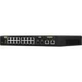 QNAP QSW-M2116P-2T2S switch Gestionado L2 2.5G Ethernet Energía sobre Ethernet (PoE) Negro, Interruptor/Conmutador Gestionado, L2, 2.5G Ethernet, Bidireccional completo (Full duplex), Energía sobre Ethernet (PoE), Montaje en rack