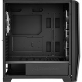 Sharkoon ELITE SHARK TG7M RGB Negro, Cajas de torre negro, PC, Negro, ATX, EATX, micro ATX, Mini-ITX, Juego, Multi, Ventiladores de la caja