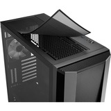 Sharkoon ELITE SHARK TG7M RGB Negro, Cajas de torre negro, PC, Negro, ATX, EATX, micro ATX, Mini-ITX, Juego, Multi, Ventiladores de la caja