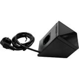 Shelly Adaptador de enchufe para soporte negro