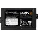 SilverStone SST-ET650-B v1.4 650W, Fuente de alimentación de PC negro