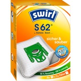 Swirl S 62 Bolsa para el polvo, Bolsas de aspiradora Bolsa para el polvo, Blanco, 4 pieza(s)