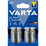 Varta 4x AA Lithium Batería de un solo uso Litio Batería de un solo uso, AA, Litio, 1,5 V, 4 pieza(s), 2900 mAh