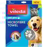 Vileda Toalla de microfibra Pet Pro XL gris