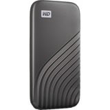 WD My Passport 1000 GB Gris, Unidad de estado sólido gris, 1000 GB, USB Tipo C, 3.2 Gen 2 (3.1 Gen 2), 1050 MB/s, Protección mediante contraseña, Gris