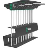 Wera Set 454/10 HF Imperial 2 destornilladores con mango transversal + soporte, 10 piezas negro/Verde