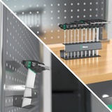 Wera Set 454/10 HF Imperial 2 destornilladores con mango transversal + soporte, 10 piezas negro/Verde