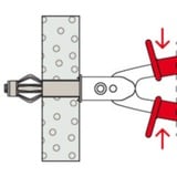 fischer Alicates profesionales HM Z 1, Pinzas rojo/Negro