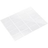 fischer GOW Fischer tiras de montaje, 20 piezas, Cinta adhesiva blanco