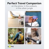 goobay Powerbank 5.000 mAh, cable USB-C integrado 13 cm, 20 vatios, Banco de potencia negro