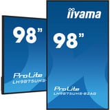 iiyama LH9875UHS-B2AG, Pantalla de gran formato negro (mate)