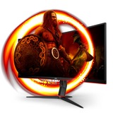 AOC CU34G2XE/BK, Monitor de gaming negro (mate)/Rojo