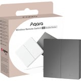 Aqara Interruptor remoto inalámbrico H1 doble palanca gris